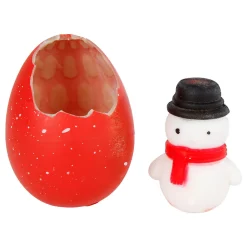 Groei-Ei Kerstman/Sneeuwpop, 6cm