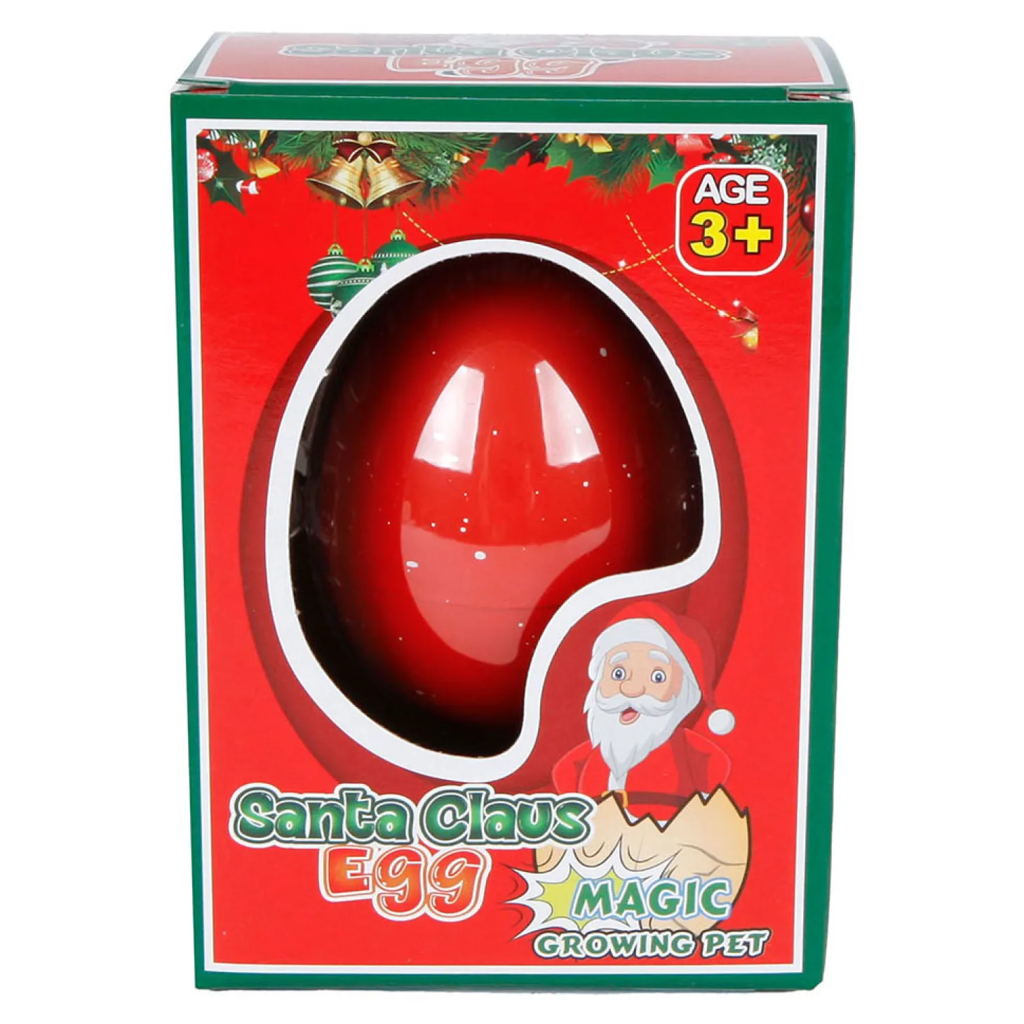 Groei-Ei Kerstman/Sneeuwpop, 6cm