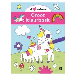 Groot kleurboek Eenhoorns