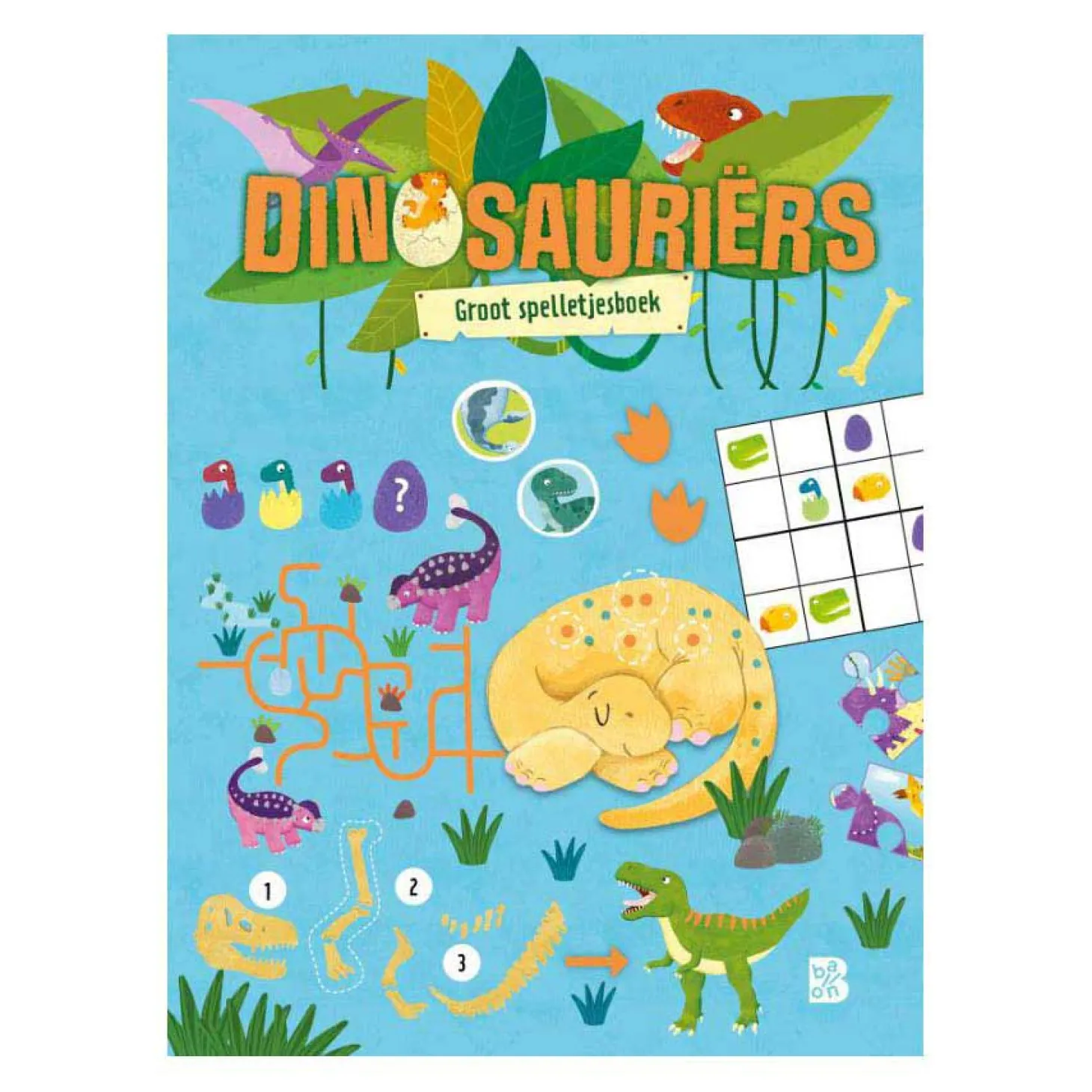 Groot Spelletjesboek Dinosauriers