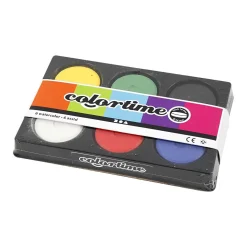 Grote Navulblokken Waterverf in palet, 6st.