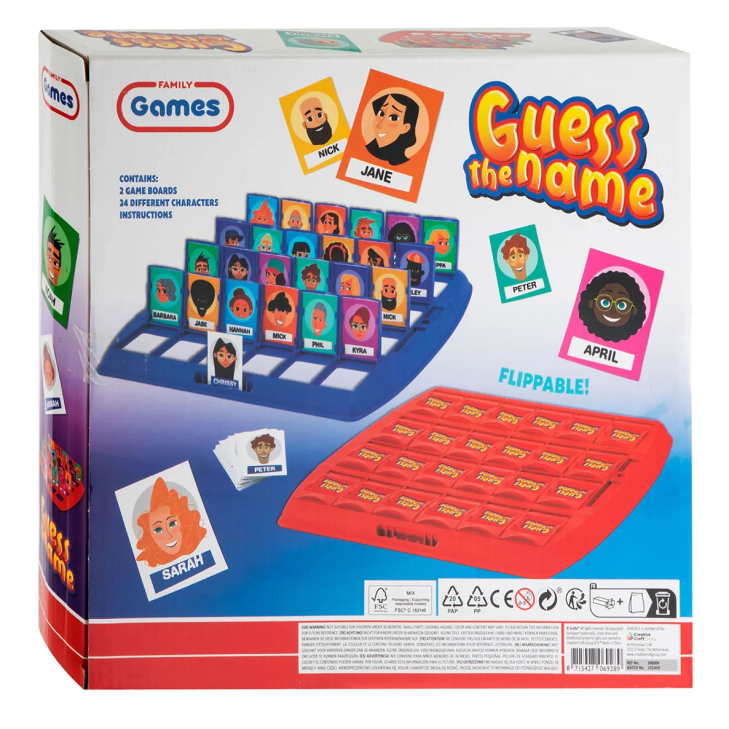 Guess The Name Kinderspel