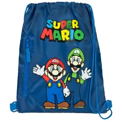 Gymtas Super Mario Blauw