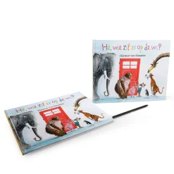 Hé, wie zit er op de wc?