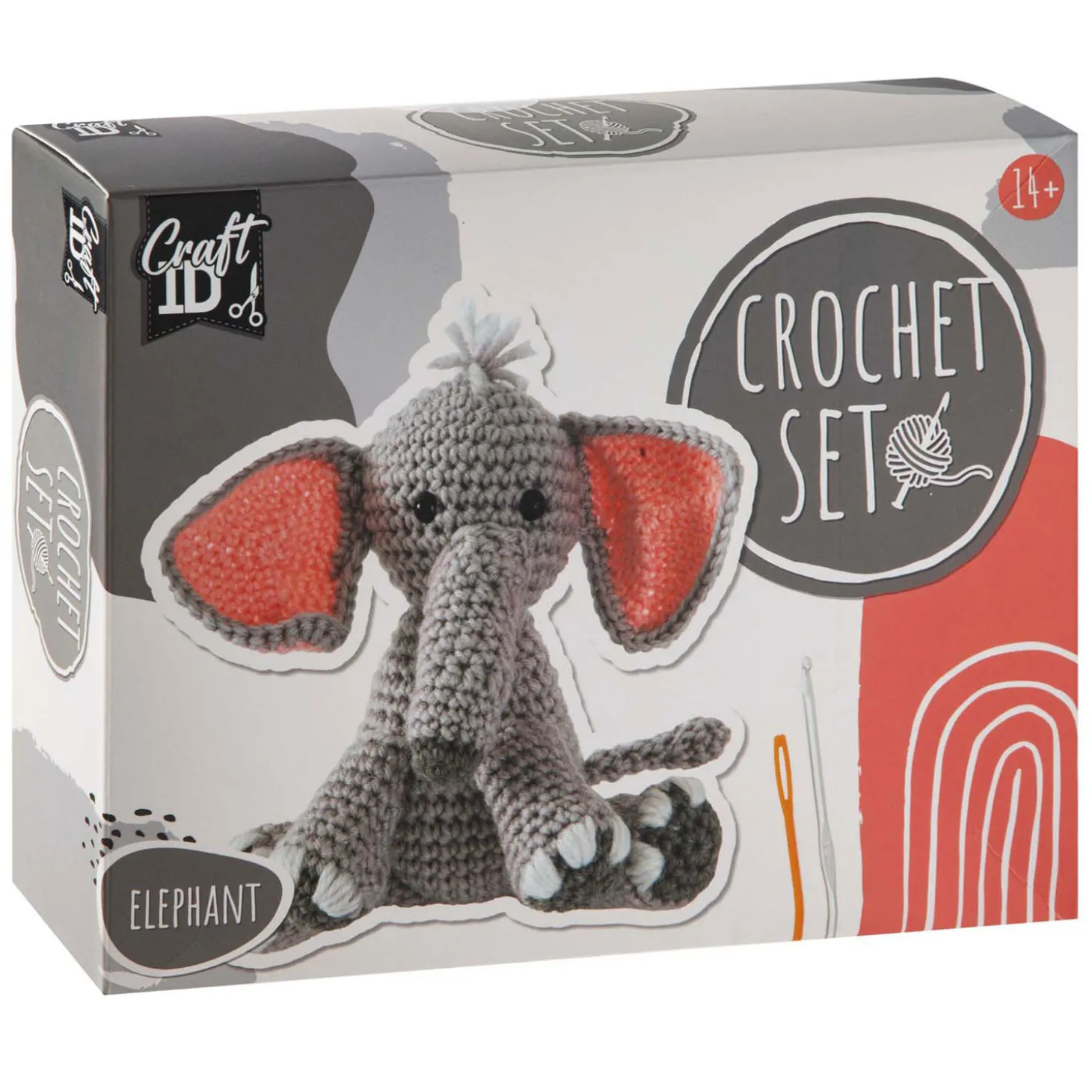 Haakpakket Olifant - incl. Naald en Draad