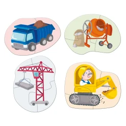 Haba 4 Eerste Puzzels Bouwplaats