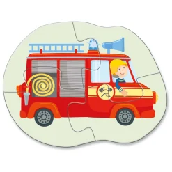 Haba 4 Eerste Puzzels Hulpvoertuigen