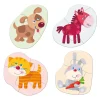 Haba 4 Eerste Puzzels Jonge Dieren