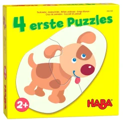 Haba 4 Eerste Puzzels Jonge Dieren