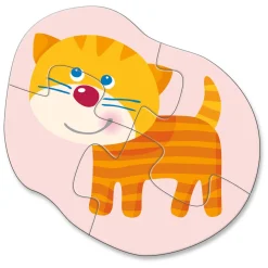 Haba 4 Eerste Puzzels Jonge Dieren