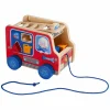 Haba Houten Trekfiguur Brandweerauto