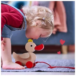 Haba Houten Trekfiguur Eend