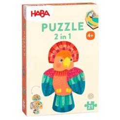 Haba 2in1 Puzzel Papegaai