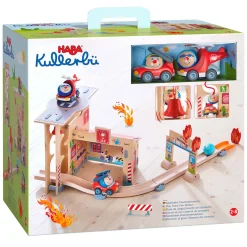 Haba Kullerbu Houten Knikkerbaan Speelbaan Brandweerkazerne
