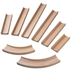 Haba Kullerbu Houten Knikkerbaan Rechte Baanstukken en Bochten