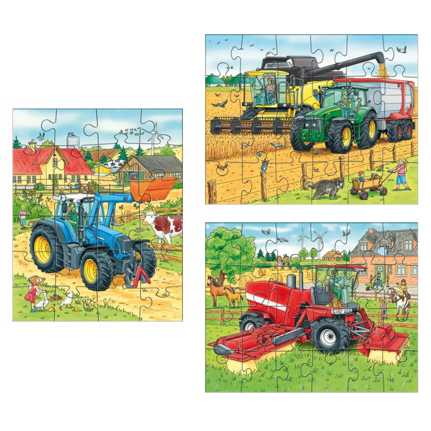 Haba Puzzels Tractor & Co.