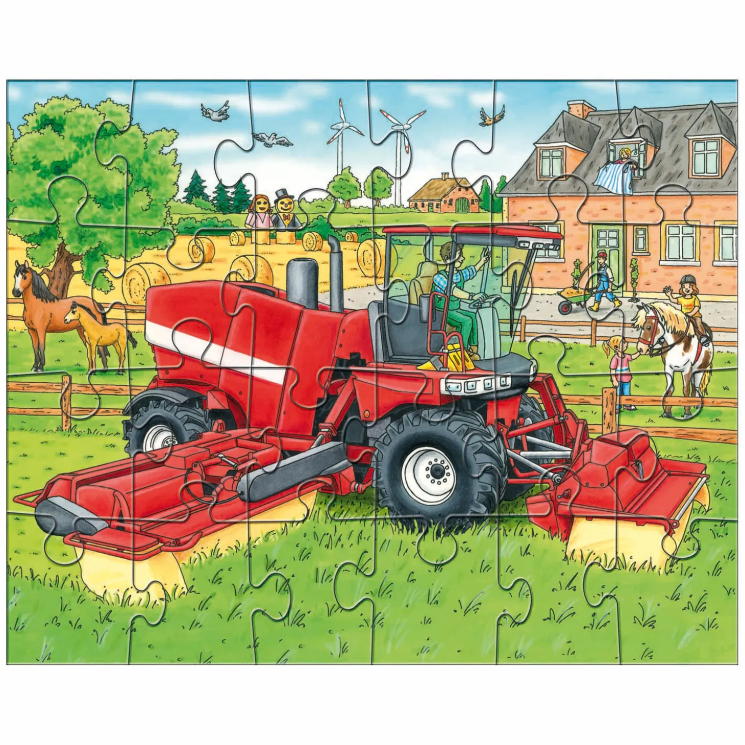Haba Puzzels Tractor & Co.