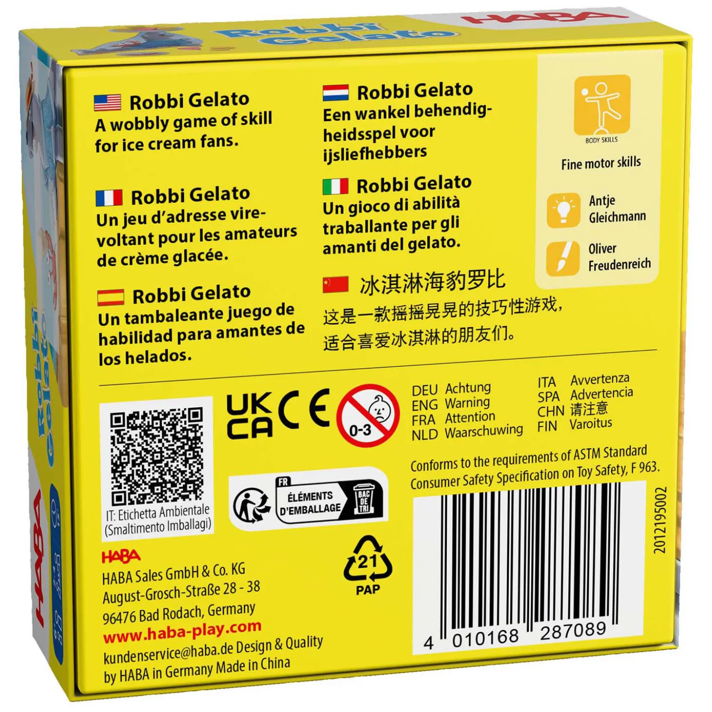 Haba Robot Robbi Gelato Balansspel