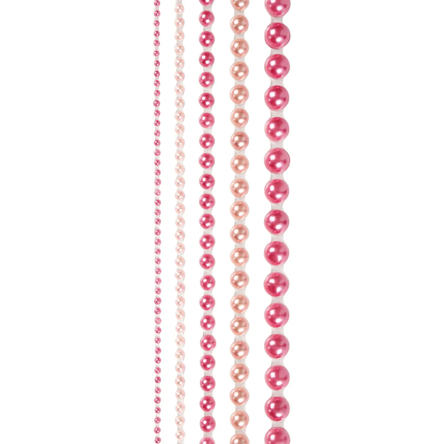 Halve Plakparels Roze 2-8mm, 140st.