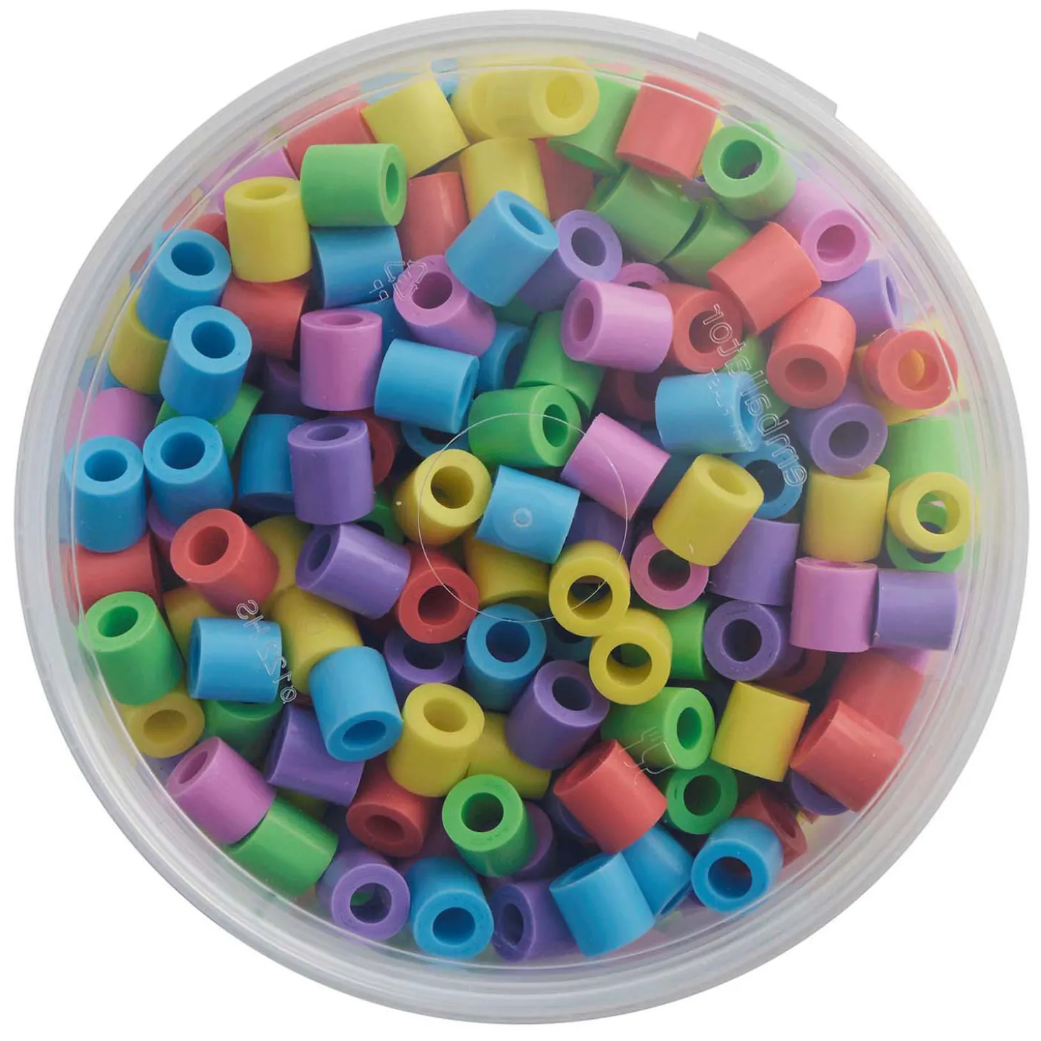 Hama Maxi Strijkkralen in Bak - Pastelmix (050), 600st.