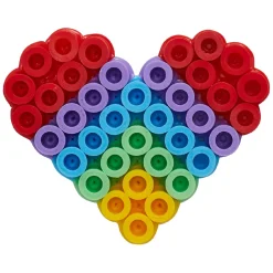 Hama Maxi Strijkkralenset Vierkant en Hart, 400st.