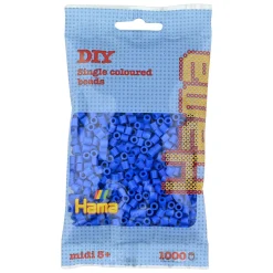 Hama Midi Strijkkralen - Blauw, (09) 1000st.