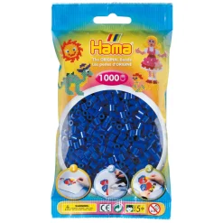 Hama Midi Strijkkralen - Donkerblauw (08), 1000st.