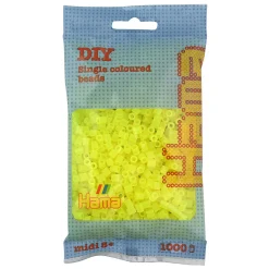 Hama Midi Strijkkralen - Geel Neon (034), 1000st.