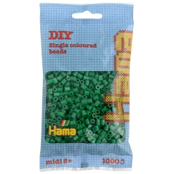 Hama Midi Strijkkralen - Groen, (010) 1000st.