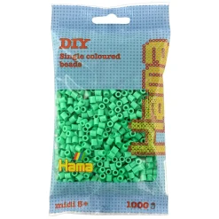 Hama Midi Strijkkralen - Mintgroen (011), 1000st.