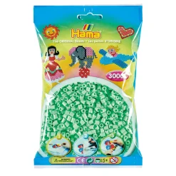 Hama Midi Strijkkralen - Pastel Mint (98), 3000st.