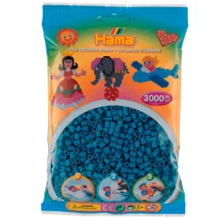 Hama Midi Strijkkralen - Petrol Blauw (201-83), 3000st.