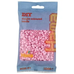Hama Midi Strijkkralen - Pastel Roze (95), 1000st.