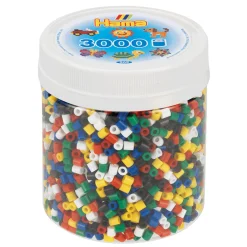 Hama Midi Strijkkralen in Potje - Primair Mix (66), 3000st.