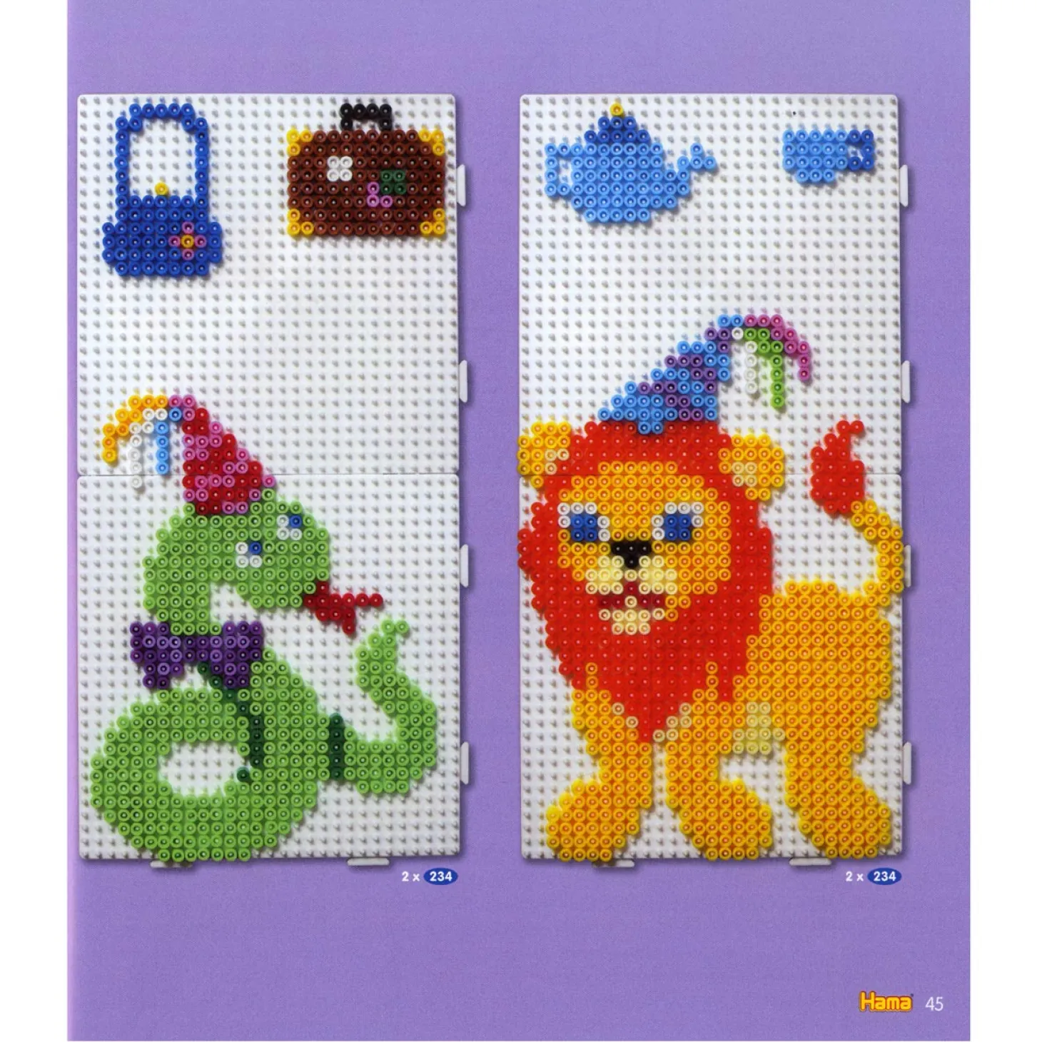 Hama Midi Strijkkralen Inspiration Boekje, nr. 12