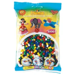 Hama Midi Strijkkralenmix - Primair 1 (201-66), 3000st.