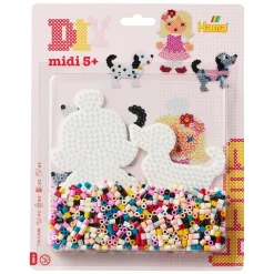 Hama Midi Strijkkralenset Honden, 1100st.