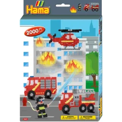 Hama Midi Strijkkralenset Brandweer, 2000st.