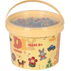 Hama Midi Transparante Strijkkralen in Emmer, 10.000st.