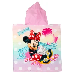 Handdoek Poncho Minnie Mouse 55x110cm