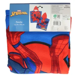 Handdoek Poncho Spiderman 55x110cm