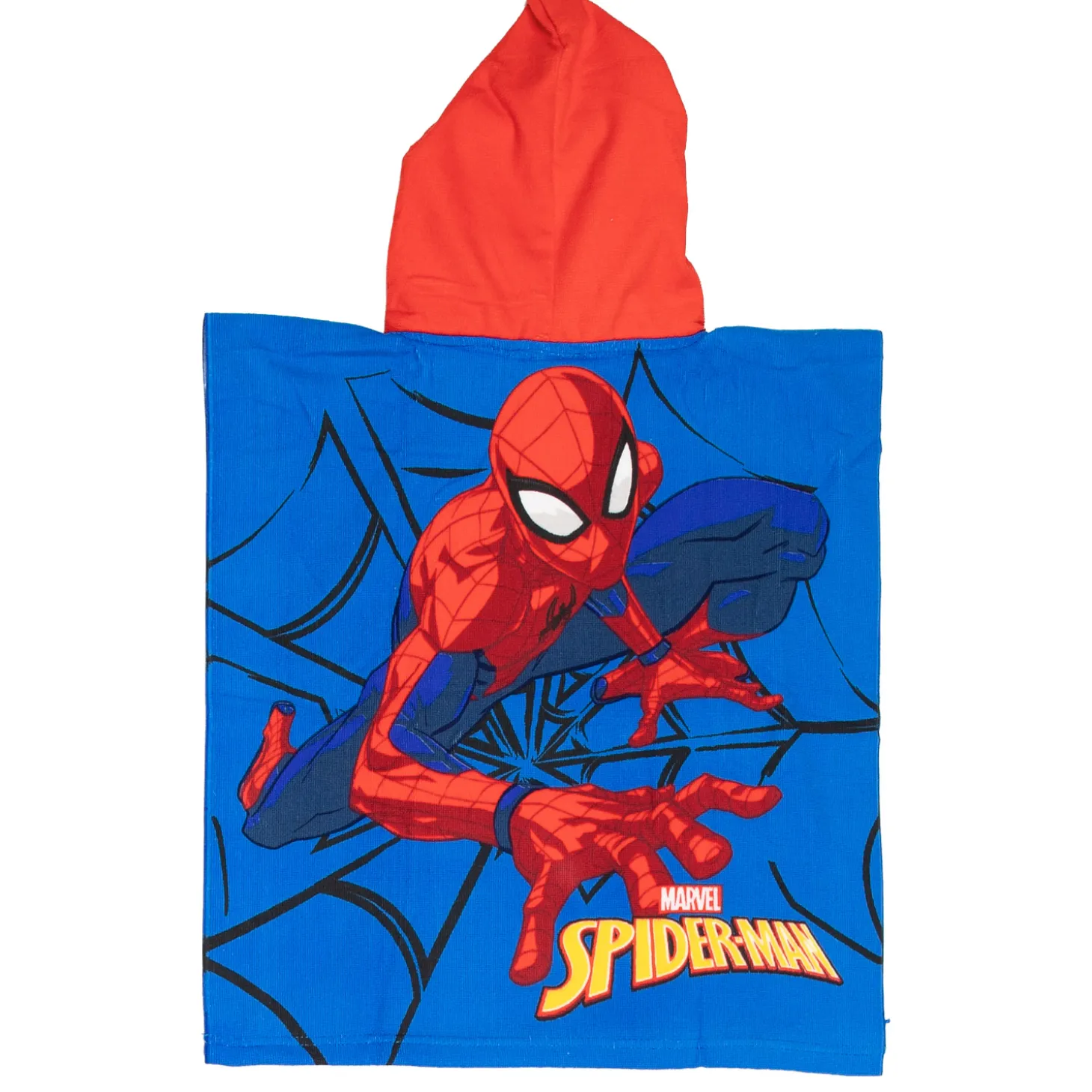 Handdoek Poncho Spiderman 55x110cm
