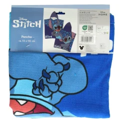 Handdoek Poncho Stitch Blauw 55x110cm