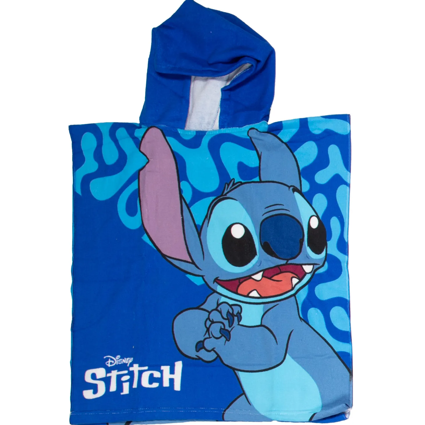 Handdoek Poncho Stitch Blauw 55x110cm