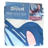 Handdoek Poncho Stitch Blauw/Wit 55x110cm