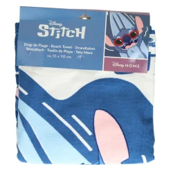 Handdoek Poncho Stitch Blauw/Wit 55x110cm