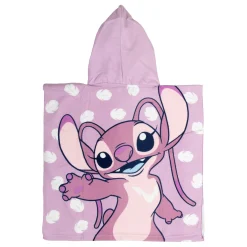 Handdoek Poncho Stitch Lila 55x110cm