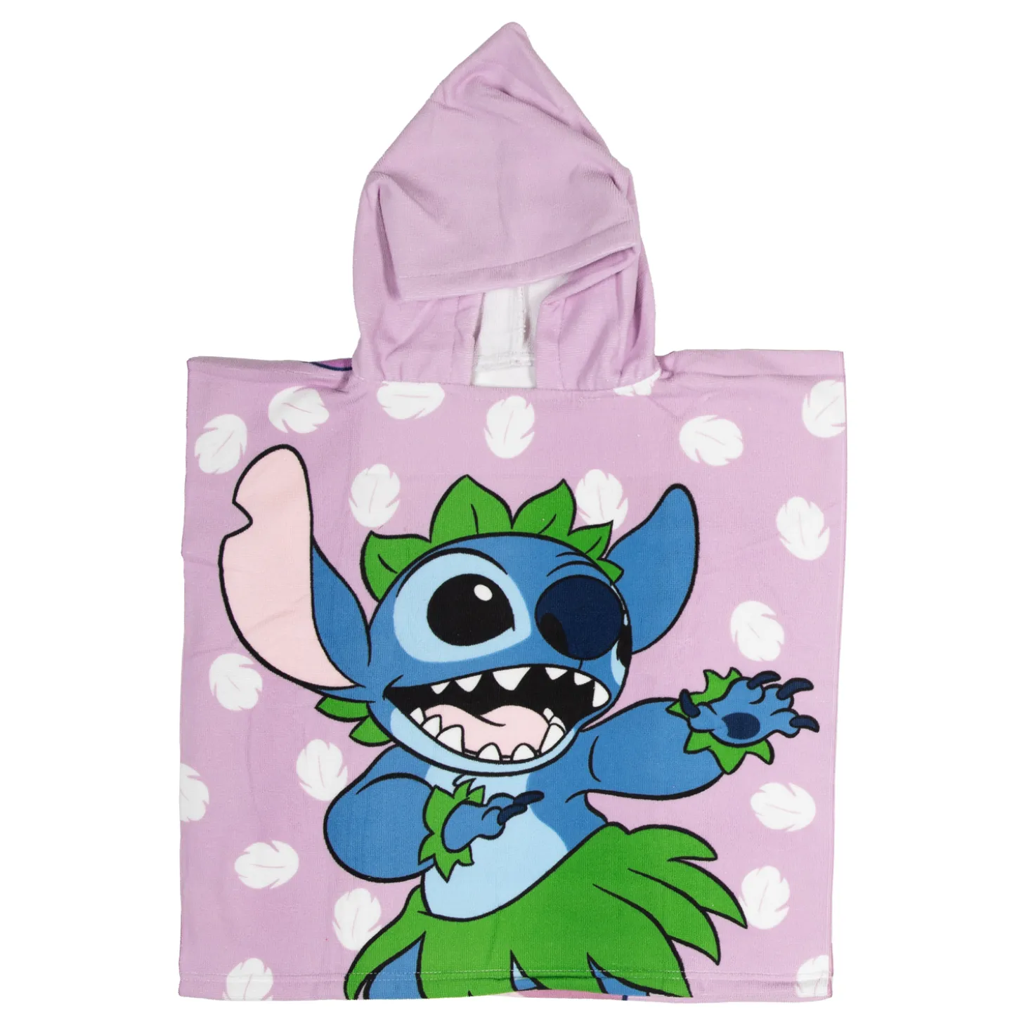 Handdoek Poncho Stitch Lila 55x110cm