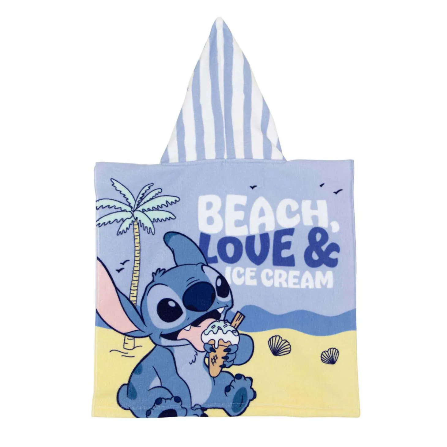 Handdoek Poncho Stitch op het Strand