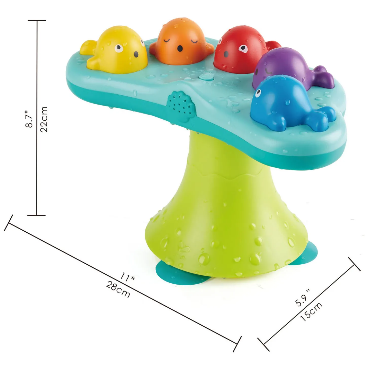 Hape Badspeelgoed Muzikale Walvis Fontein